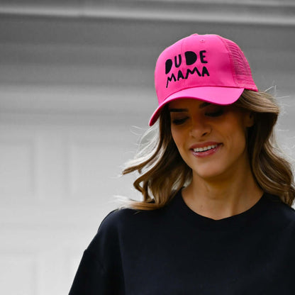 Dude Mama Hot Pink Hat