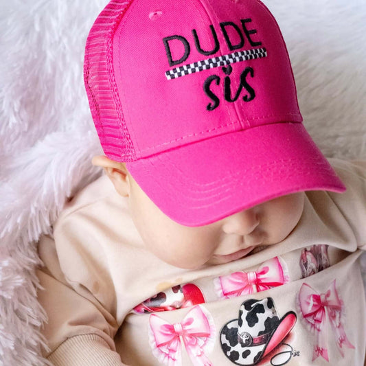 Dude Sis Hot Pink Hat