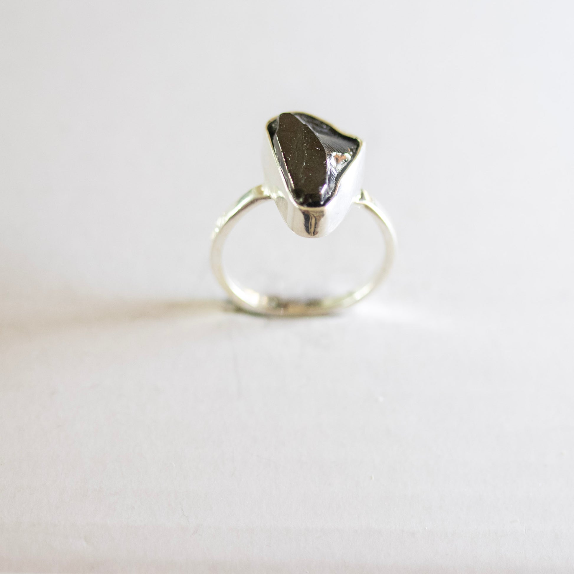 Shungite Ring | 'Dude Mama' Engraved