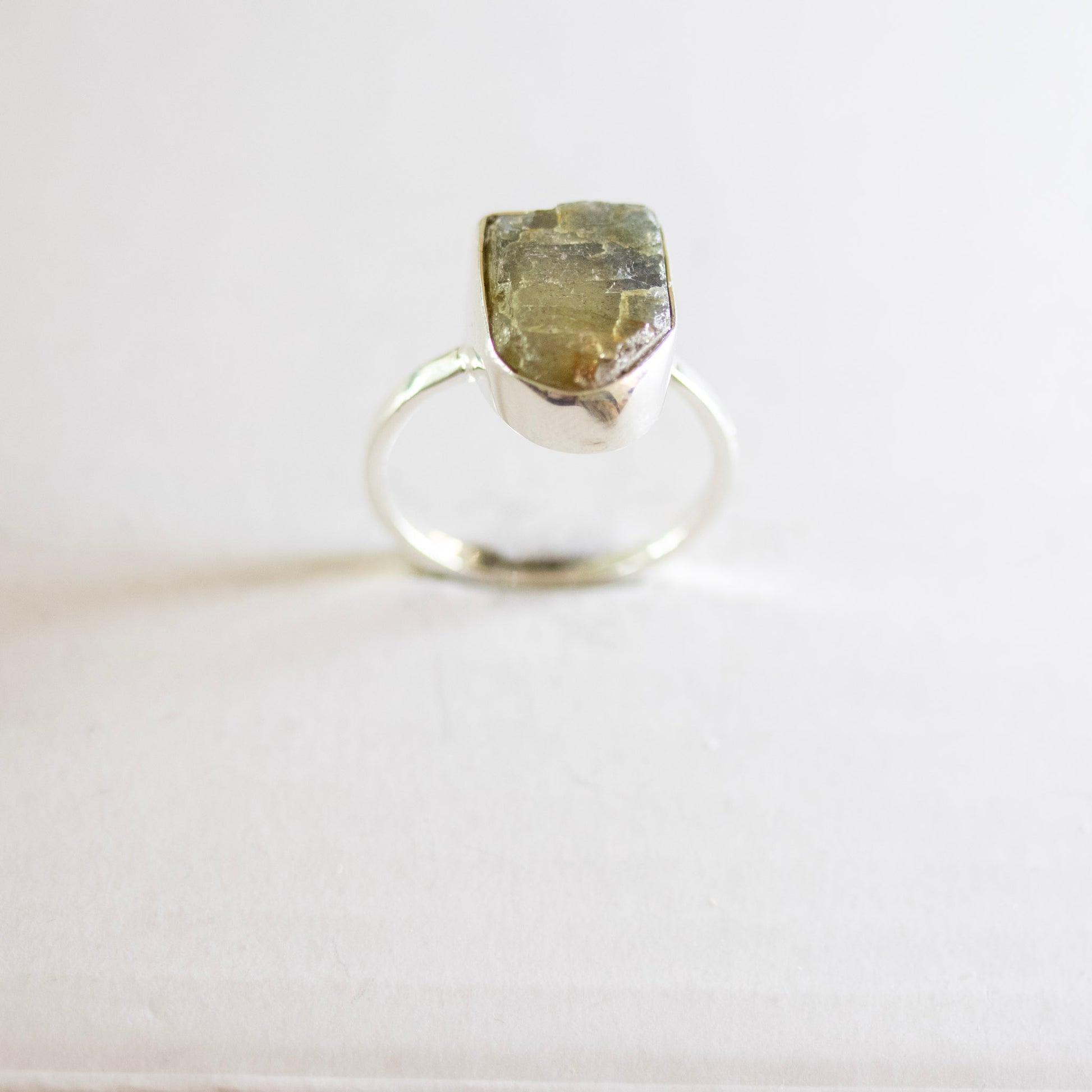 Labradorite Ring | 'Dude Mama' Engraved