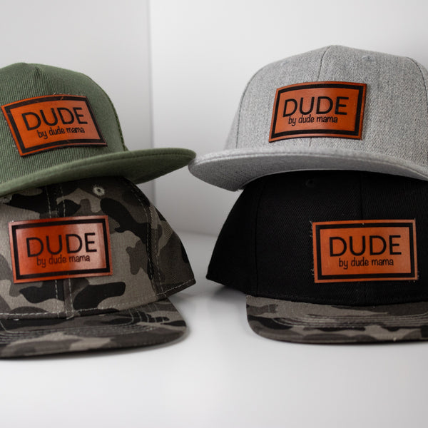 Black w/ Camo Brim Trucker Hat