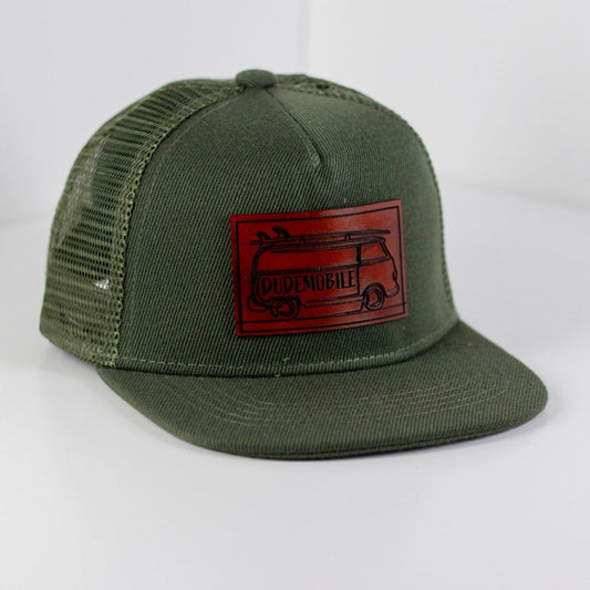 Olive Mesh Trucker Hat