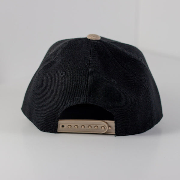 El Duderhino Black w/ Camo Brim Trucker Hat