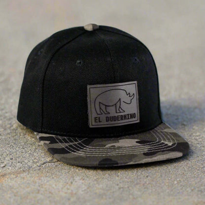 Boy hat | El Duderhino Black w/ Camo Brim Hat
