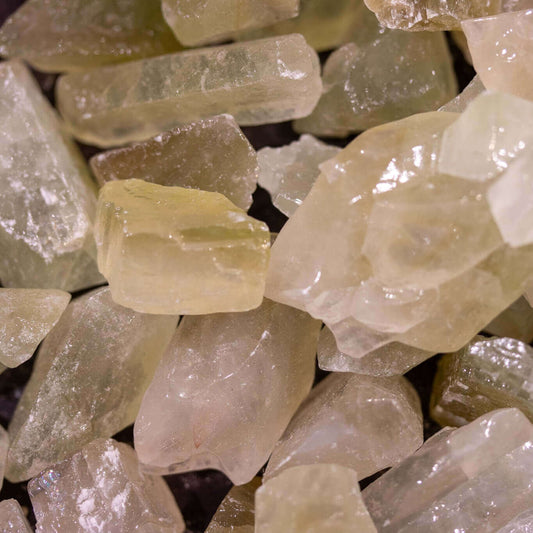 Green Calcite + Dude Rocks Card