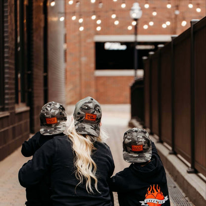 Mama & Dude Matching Camo Patch Hats