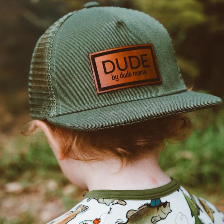 Olive Mesh Trucker Hat